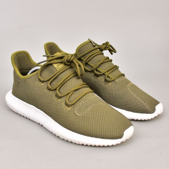 Nice Condition Men’s Adidas running shoes Size 11 sneakers Tubular Shadow Green - Picture 1 of 10